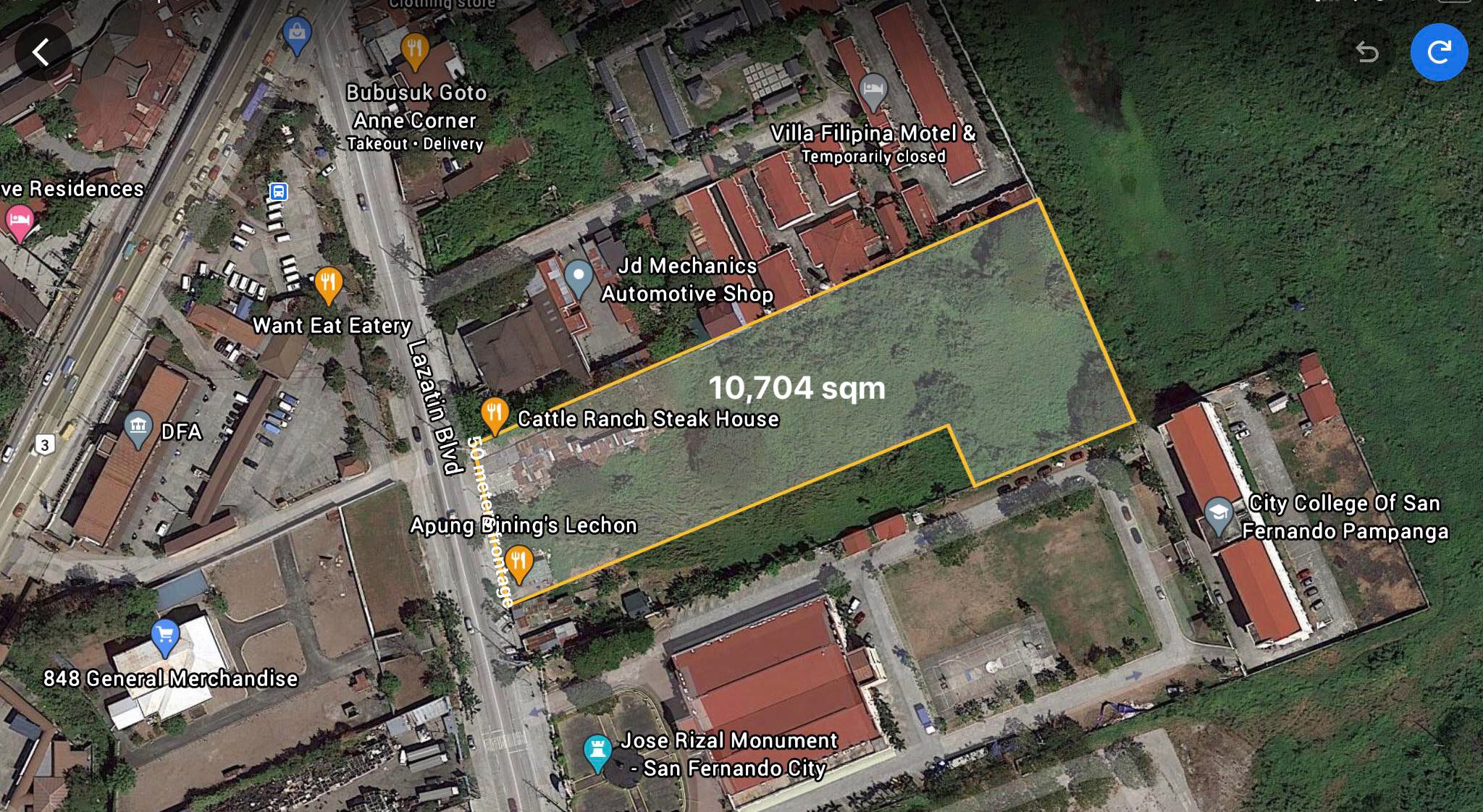 Agricultural Lot in Lazatin Boulevard San Fernando, Pampanga near ...